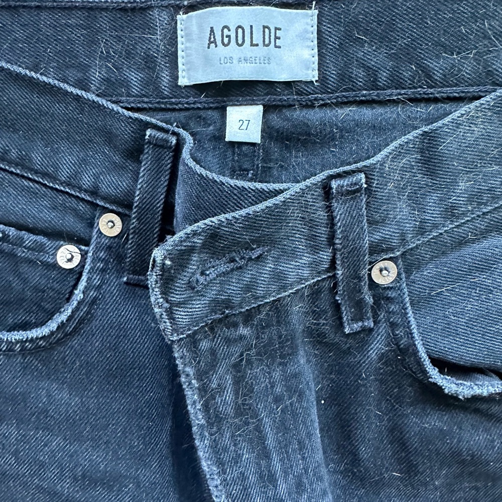 Agolde washed black Women's Jeans